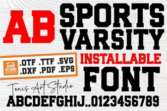Design a Winning Logo with Sports Varsity Font