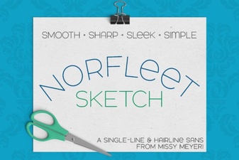 Norfleet Sketch Font for Creative Projects & Ideas